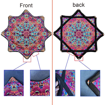 Spinning Festival Mat – Psychedelic Rave Flow Prop -Rave Accessories -Rave Mates