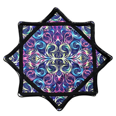 Spinning Festival Mat – Psychedelic Rave Flow Prop -Rave Accessories -Rave Mates