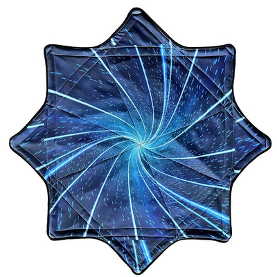 Spinning Festival Mat – Psychedelic Rave Flow Prop -Rave Accessories -Rave Mates