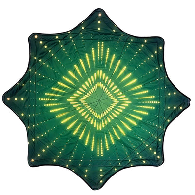 Spinning Festival Mat – Psychedelic Rave Flow Prop -Rave Accessories -Rave Mates