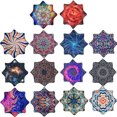 Spinning Festival Mat – Psychedelic Rave Flow Prop -Rave Accessories -Rave Mates