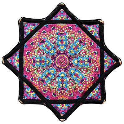 Spinning Festival Mat – Psychedelic Rave Flow Prop -Rave Accessories -Rave Mates