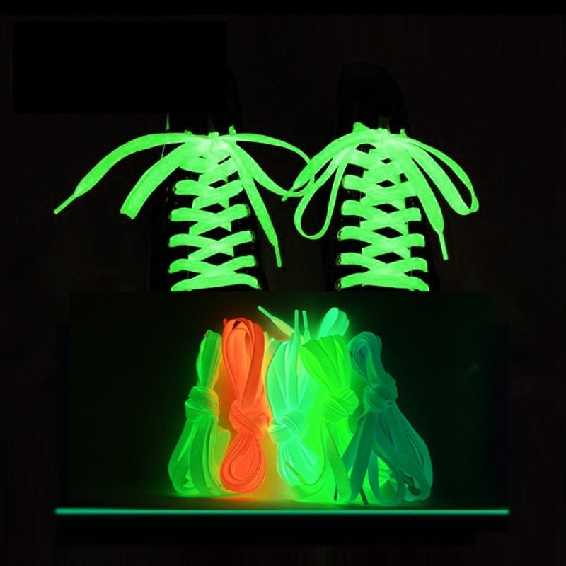 Glow In The Dark Shoelaces -Rave Accessories -Rave Mates