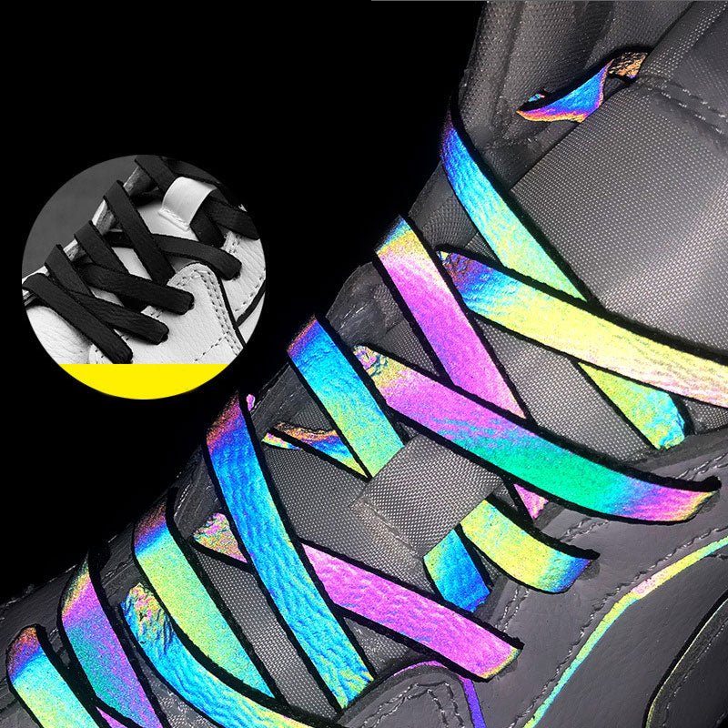 120/140/160cm Holographic Reflective Shoelace - Rave Mates