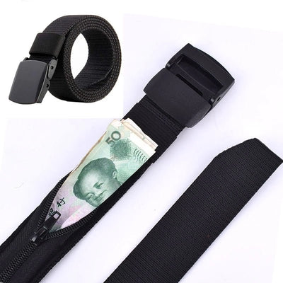 RaveSafe Belt Anti Theft 1.2M - Black - Hidden Stash - Rave Mates