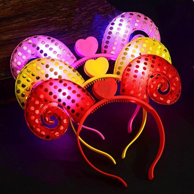Flashing Glow Headbands -Headband -Rave Mates