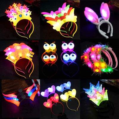 Flashing Glow Headbands -Headband -Rave Mates