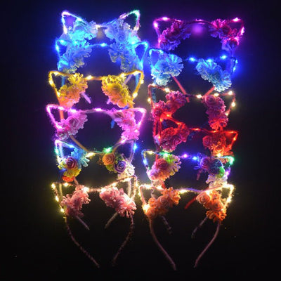 Flashing Glow Headbands -Headband -Rave Mates