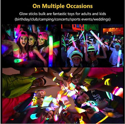 Rave Glow Sticks | LED Foam Soft Batons -Foam Sticks -Rave Mates