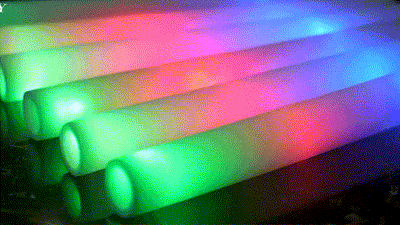 Rave Glow Sticks | LED Foam Soft Batons -Foam Sticks -Rave Mates
