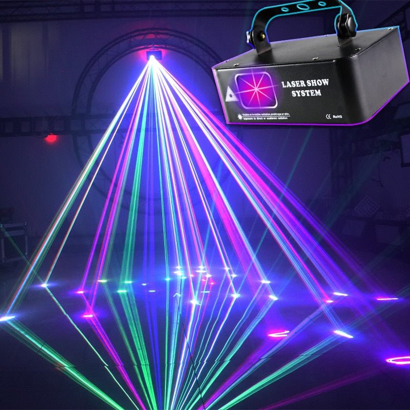 500mw RGB Laser Projector -Laser Lights -Rave Mates