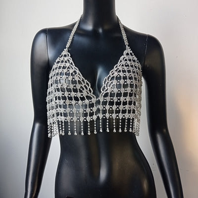 Backless Tassel Top -Rave Bras -Rave Mates