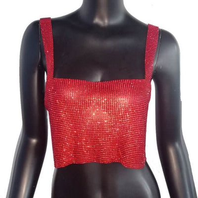 Backless Top -Crop Top -Rave Mates