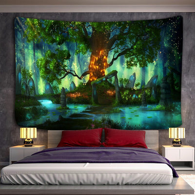 The Wishing Tree Tapestry - Festival Tapestry - Rave Mates