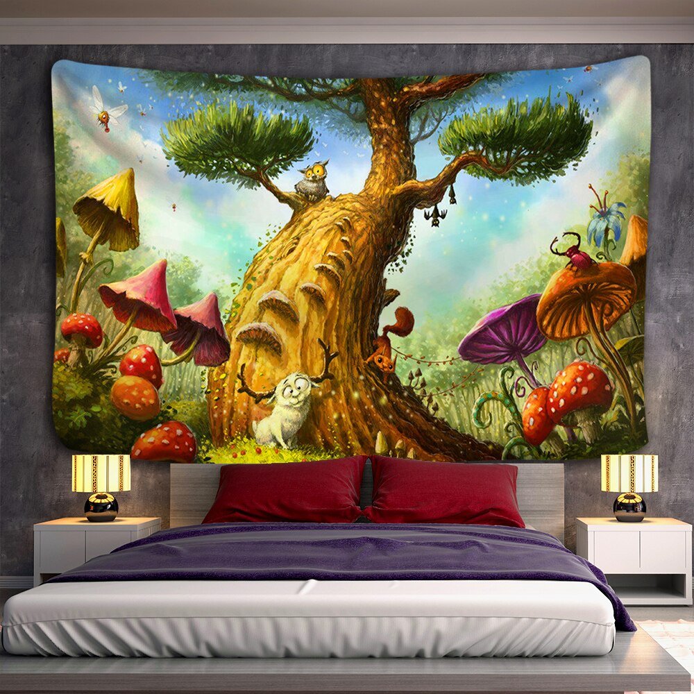 The Wishing Tree Tapestry - Festival Tapestry - Rave Mates