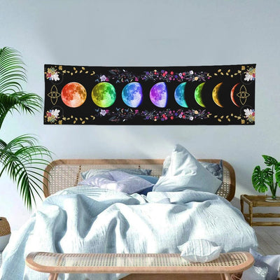 Moon Phase Tapestry - Festival Tapestry - Rave Mates