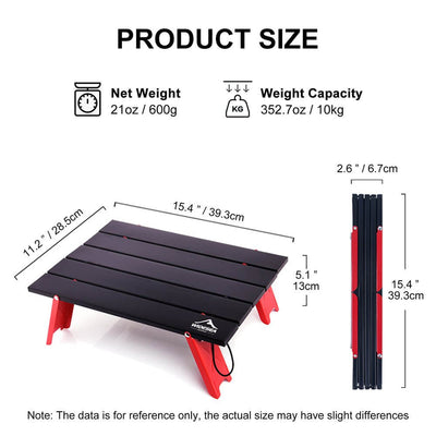 Folding Camping Table -Festival Camp Gear -Rave Mates