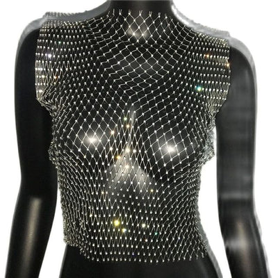 Cropped Tank Top -Rave Tops -Rave Mates