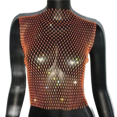 Cropped Tank Top -Rave Tops -Rave Mates