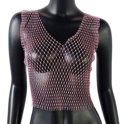 Cropped Tank Top -Rave Tops -Rave Mates