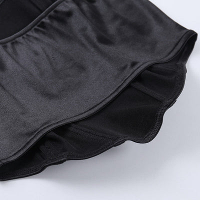 Elastic Satin Sexy Fashion Crop Top -Crop Top -Rave Mates