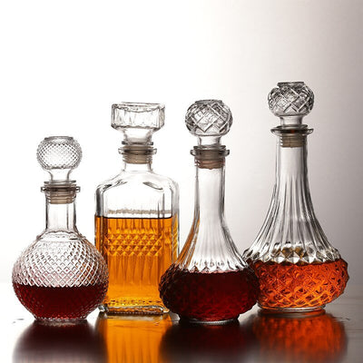 Empty Whiskey Bottle Glass -Party Room Equipment -Rave Mates