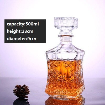 Empty Whiskey Bottle Glass -Party Room Equipment -Rave Mates
