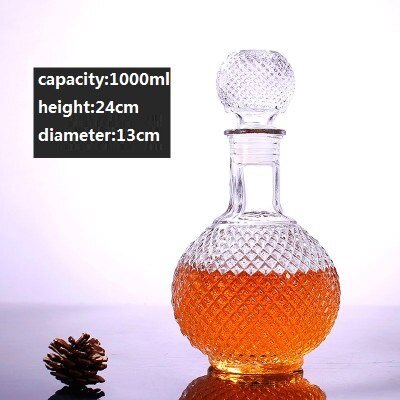 Empty Whiskey Bottle Glass -Party Room Equipment -Rave Mates