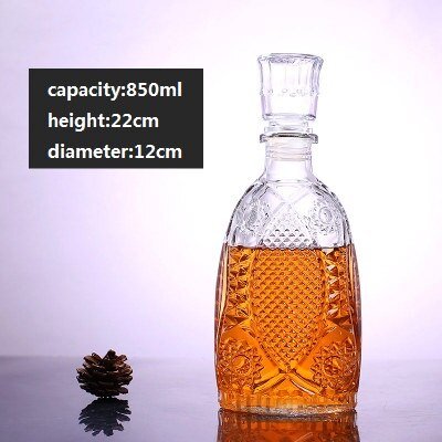 Empty Whiskey Bottle Glass -Party Room Equipment -Rave Mates