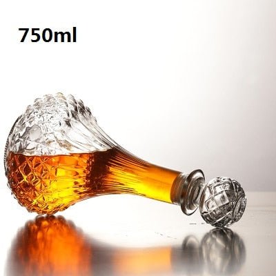 Empty Whiskey Bottle Glass -Party Room Equipment -Rave Mates
