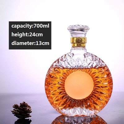Empty Whiskey Bottle Glass -Party Room Equipment -Rave Mates