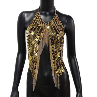 Festival Bling Plastic Tops -Rave Tops -Rave Mates
