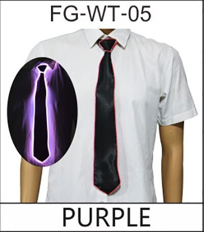 Flashing Cosplay LED Tie -Mans Rave Outfit -Rave Mates