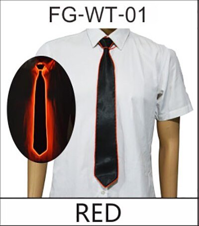 Flashing Cosplay LED Tie -Mans Rave Outfit -Rave Mates