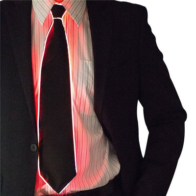 Flashing Cosplay LED Tie -Mans Rave Outfit -Rave Mates