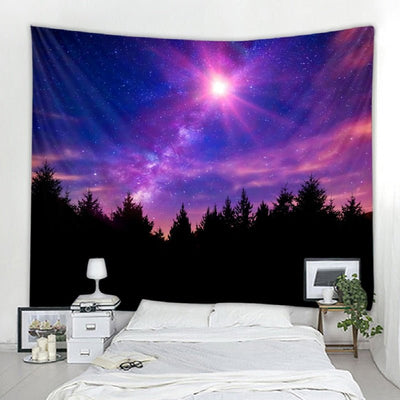 Forest Tapestry Wall -Festival Tapestry -Rave Mates