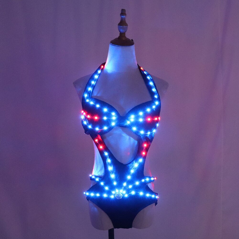 Full Color LED Lights Bodysuit -Light Show Perfomance -Rave Mates