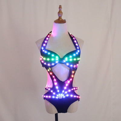 Full Color LED Lights Bodysuit -Light Show Perfomance -Rave Mates
