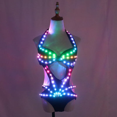 Full Color LED Lights Bodysuit -Light Show Perfomance -Rave Mates