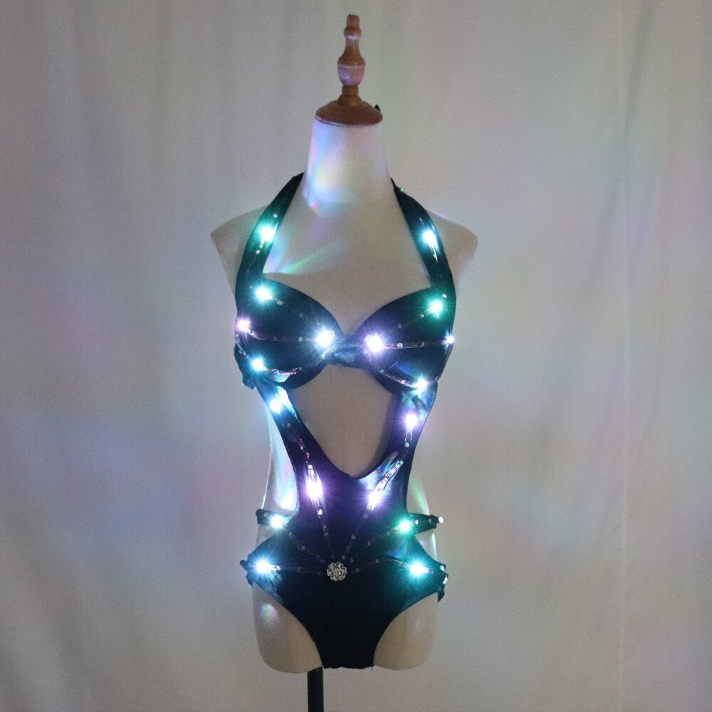 Full Color LED Lights Bodysuit -Light Show Perfomance -Rave Mates