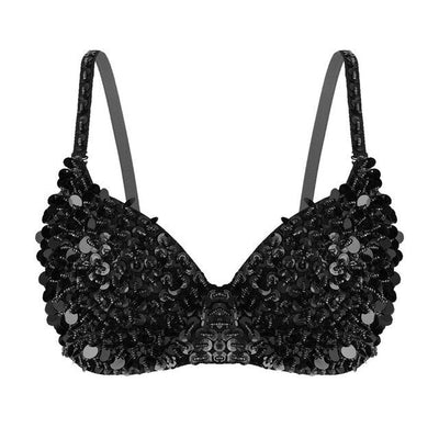 Glitter Belly Dancing Bra -Rave Bras -Rave Mates