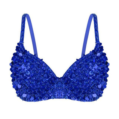 Glitter Belly Dancing Bra -Rave Bras -Rave Mates
