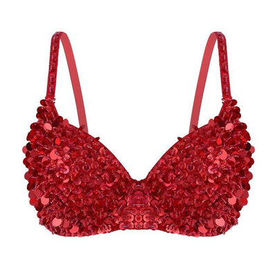 Glitter Belly Dancing Bra -Rave Bras -Rave Mates