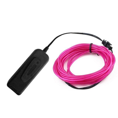 LED Glow EL Wire Cable Costume -Description -Rave Mates