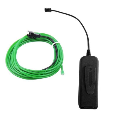LED Glow EL Wire Cable Costume -Description -Rave Mates