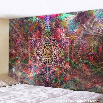 India Mandala Tapestry Wall -Festival Tapestry -Rave Mates