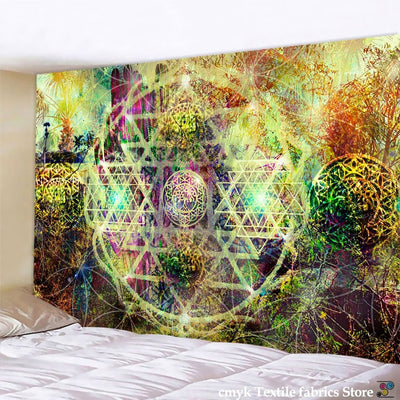 India Mandala Tapestry Wall -Festival Tapestry -Rave Mates
