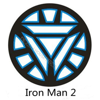 LED Iron Man Badge -Man's Rave Outfits -Rave Mates