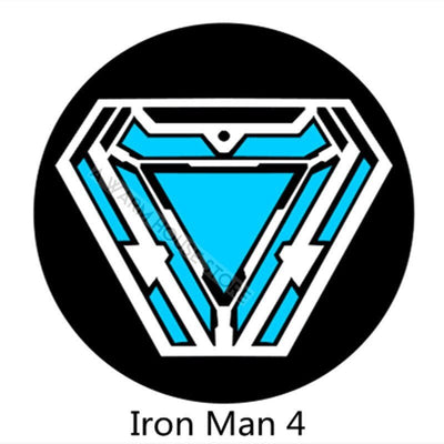 LED Iron Man Badge -Man's Rave Outfits -Rave Mates
