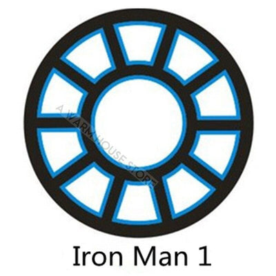 LED Iron Man Badge -Man's Rave Outfits -Rave Mates